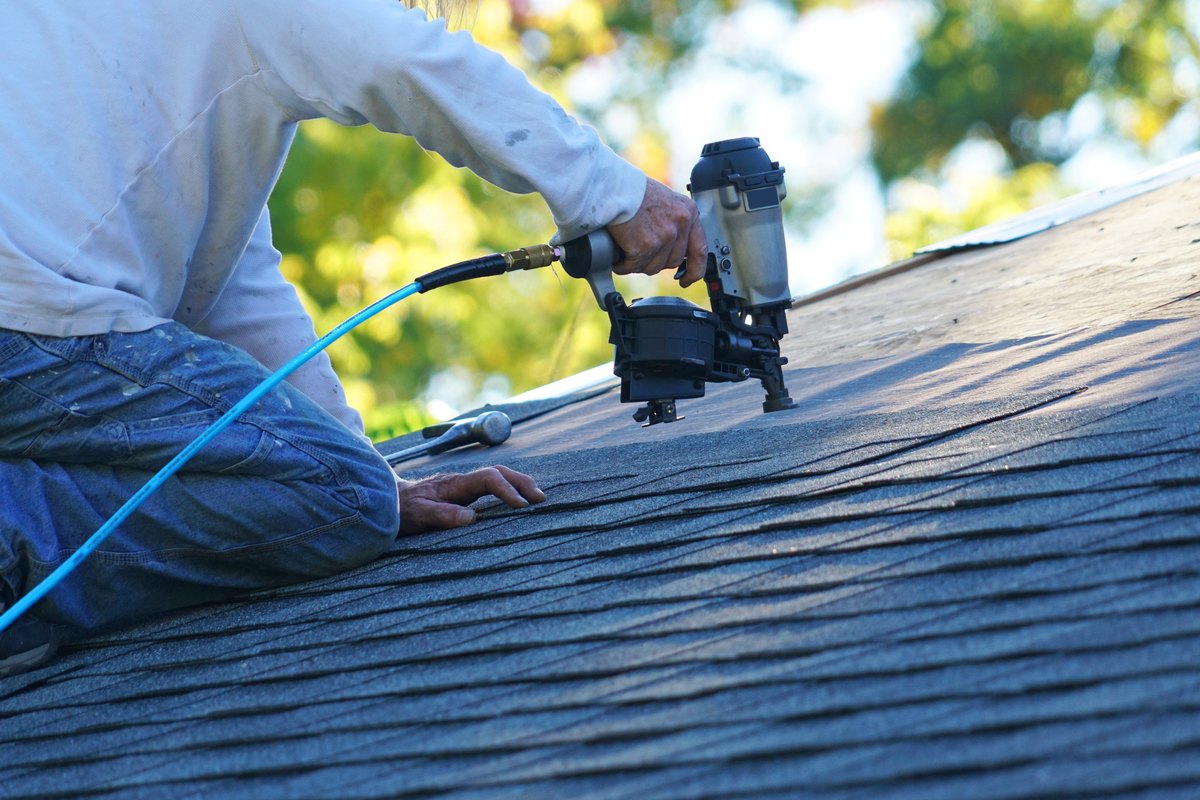 roof repair in Alexandria VA on a Del Ray bungalow